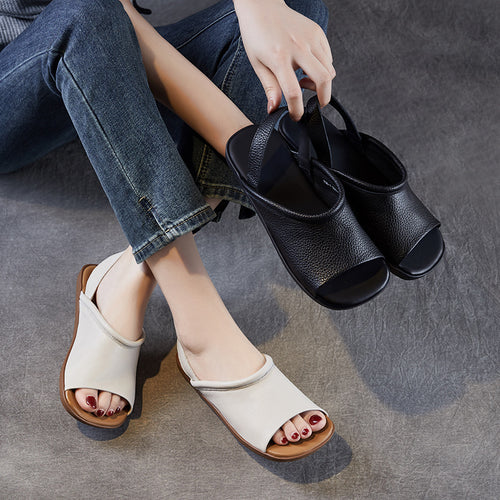 Dame Åbne Tå Slingback Sandaler Stilla