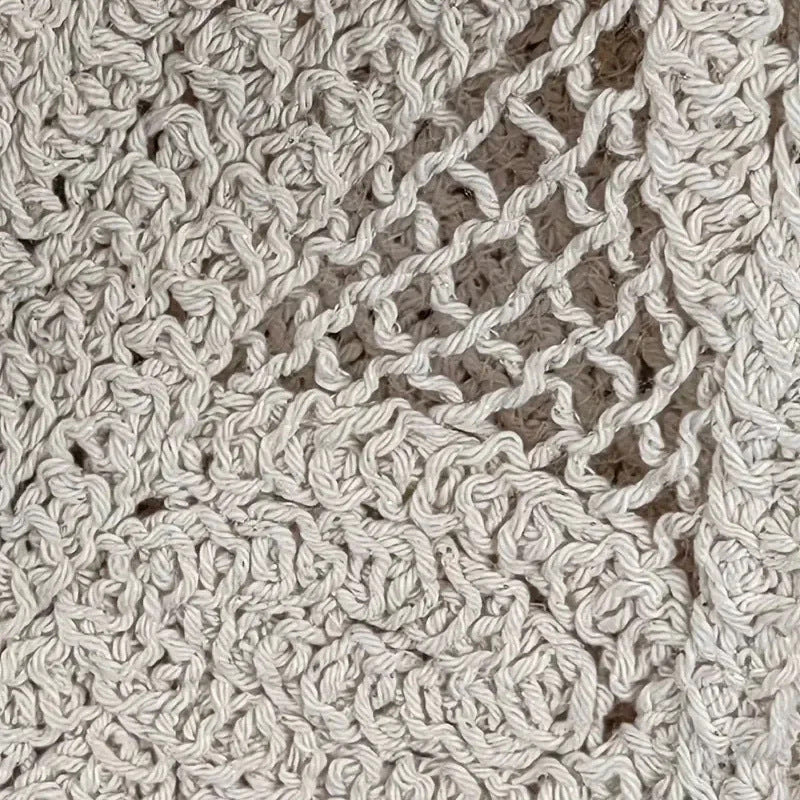 Kvinders fashionable cardigan med luftig hæklelook Stilla
