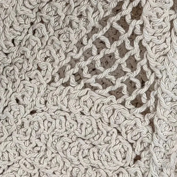 Kvinders fashionable cardigan med luftig hæklelook Stilla