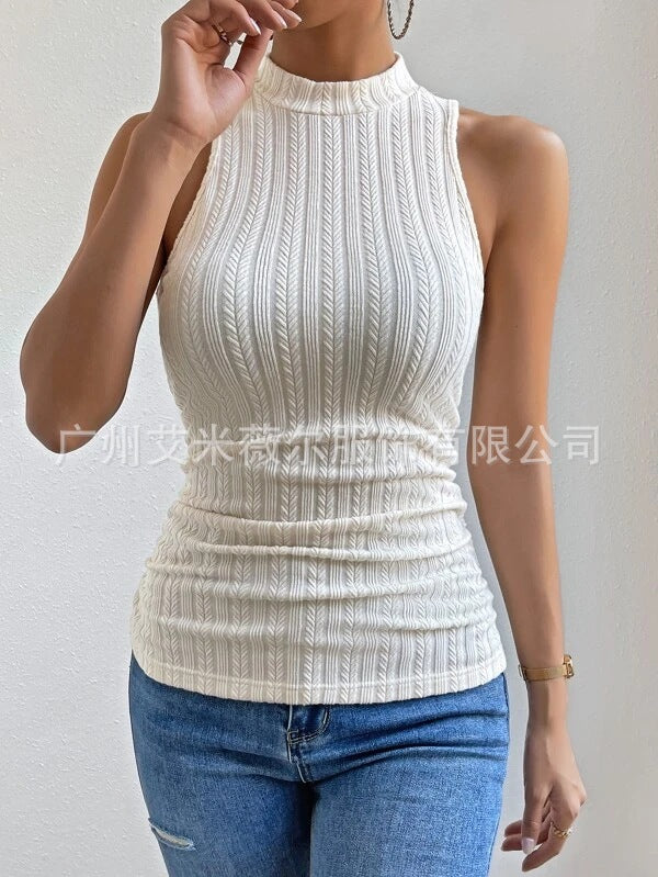 Stilla | Casual Strik Rund Hals Vest
