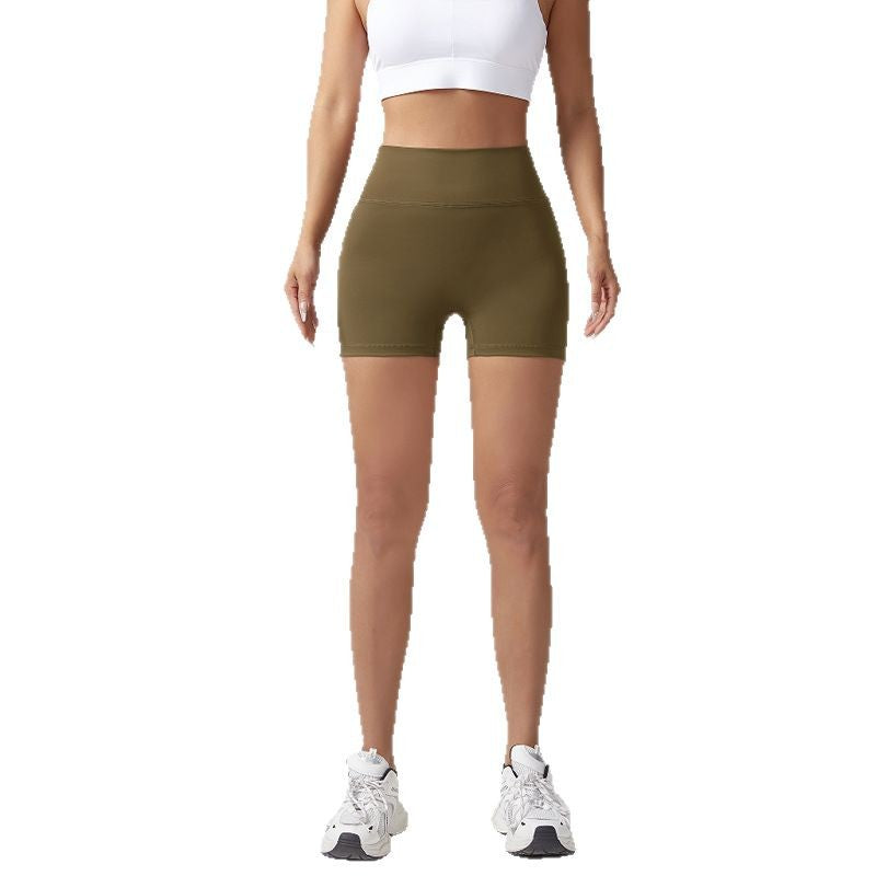 Dame Højtaljede Sportshorts med praktiske Cargo-lommer og figursyet snit Stilla