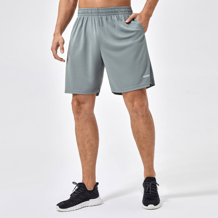Herrer Sportslige Træningsshorts med fugttransporterende materiale og elastisk talje Stilla