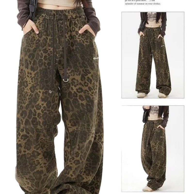 Dame Relaxed Fit Stufendruck Bukser Stilla