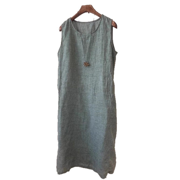 Femme Relaxed Fit Linned Shift Kjole Stilla