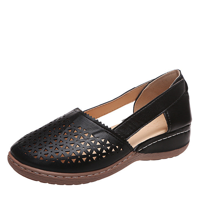 Dame Komfortable Slingback-Sko med åndbart design Stilla