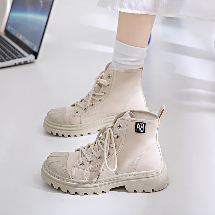 Dame High-Top Støvler med robust sålprofil og stilfuldt design Stilla