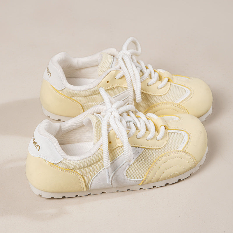Dame Behagelige Sport Sneakers med åndbart mesh-overflade og fleksibelt såleprofil Stilla