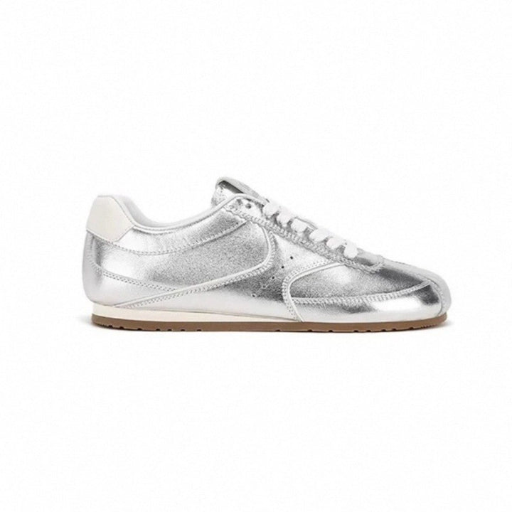 Dame Retro-inspirerede fritids sneakers med blødt læder-overdel Stilla