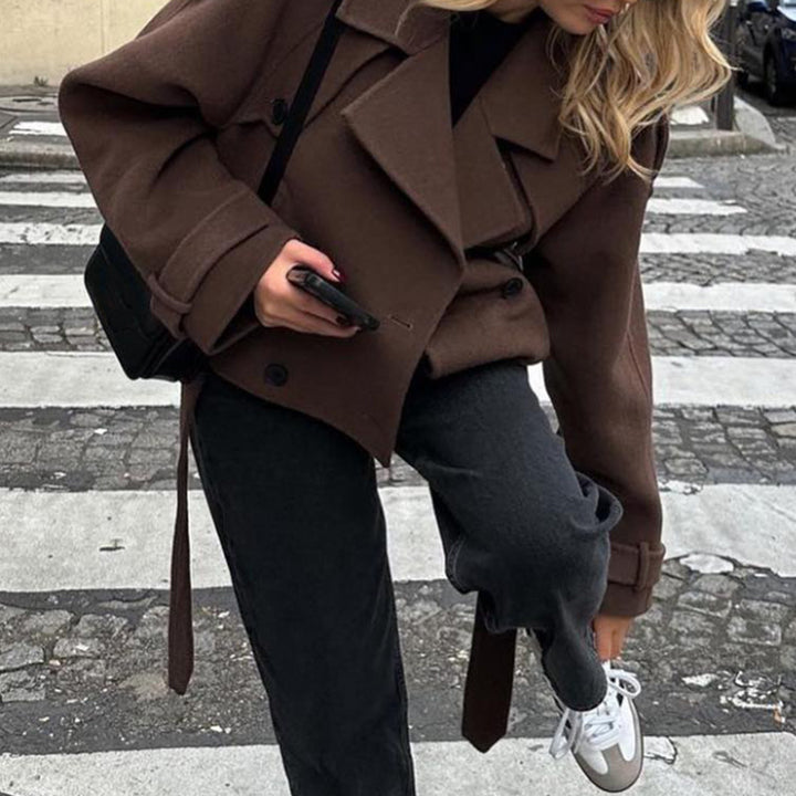 Kvinders fashionable oversized vinterfrakke Stilla