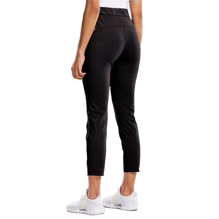 Dame Sporty Funktionsbukser med elastisk talje og sidelommer Stilla