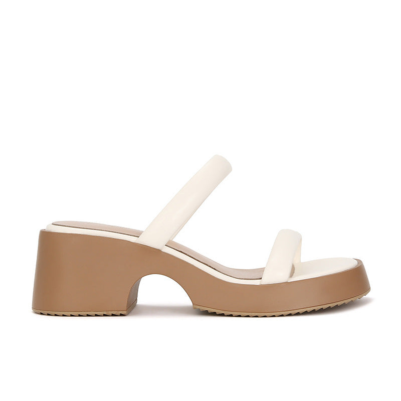 Dame Chunky Platform Remsandaler Stilla