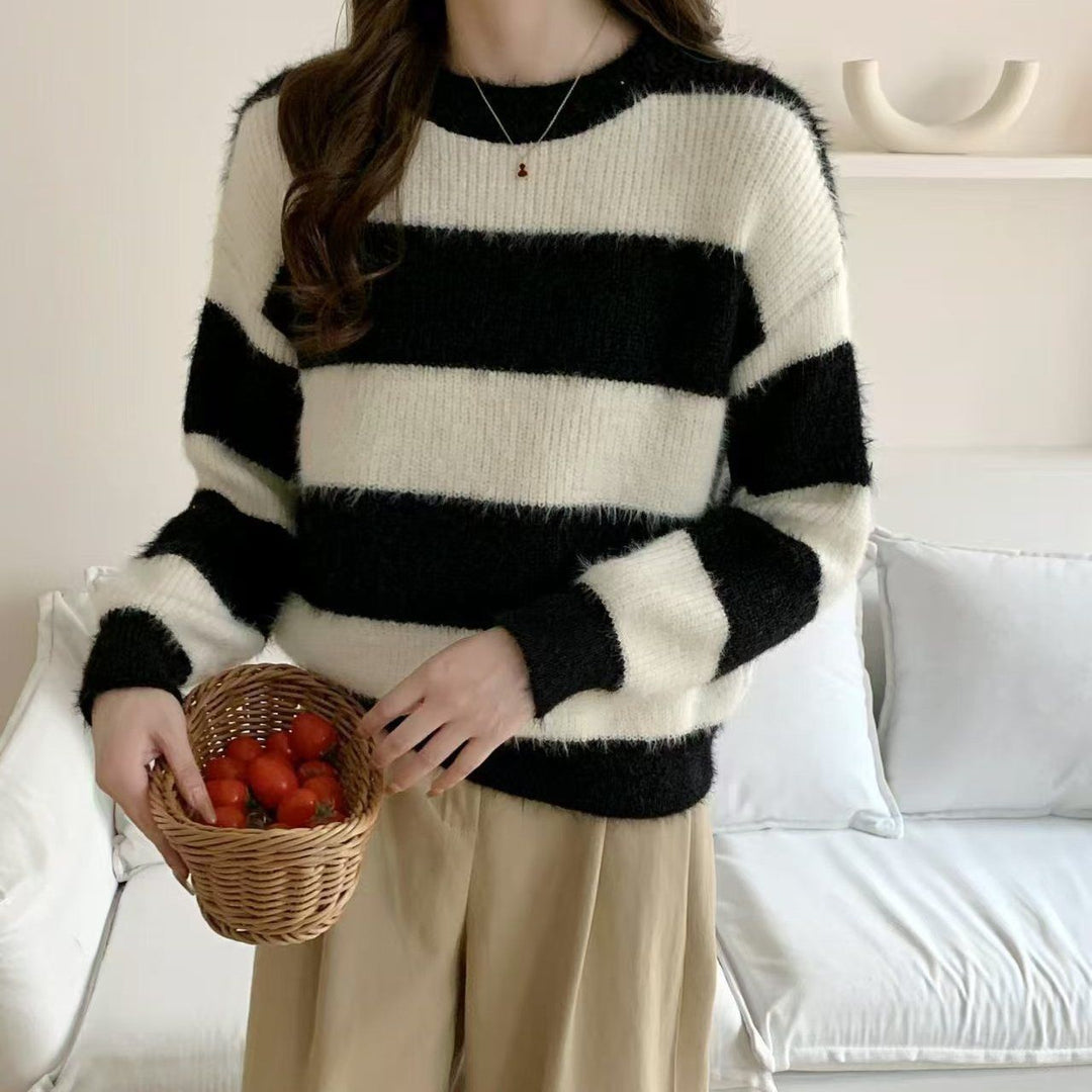 Kvinder stripe kram genser Stilla