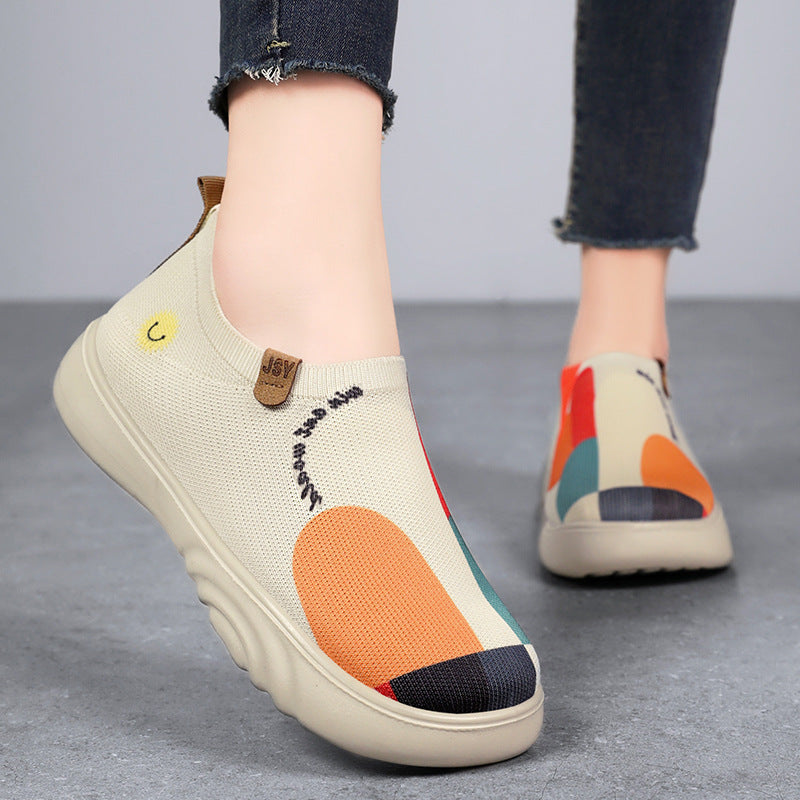 Dame Mode Slip-On Sneakers med trendy design og høj bærekomfort Stilla