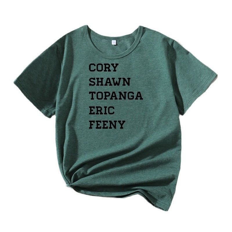 Dame Fritids Typografi T-shirt Stilla