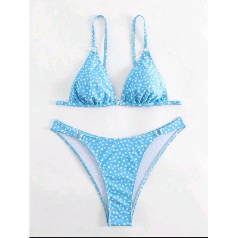 Dame triangle-bikini med legende mønster Skovae