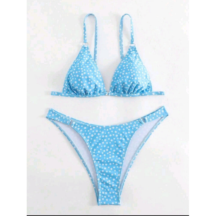 Dame triangle-bikini med legende mønster Skovae