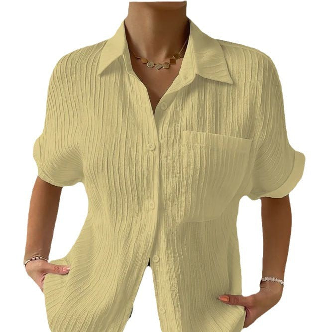 Dame Oversize Skjorte Stilla