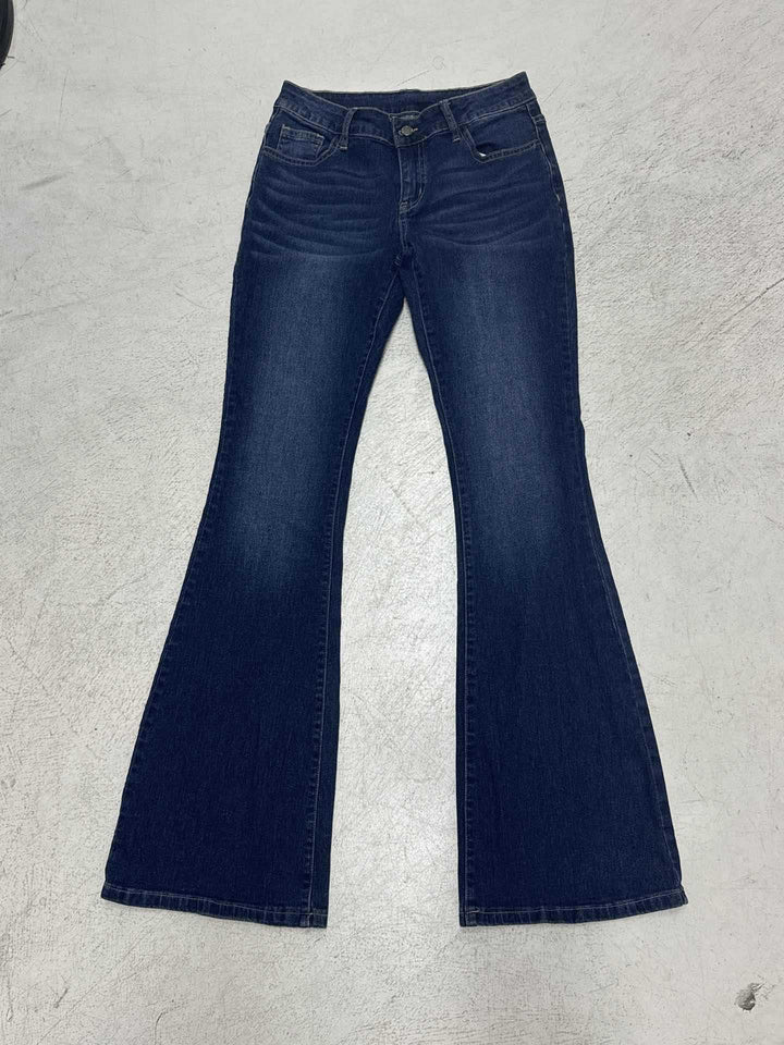 Dame Flared Jeans i vintage-stil med høj talje og komfortabel pasform Skovae