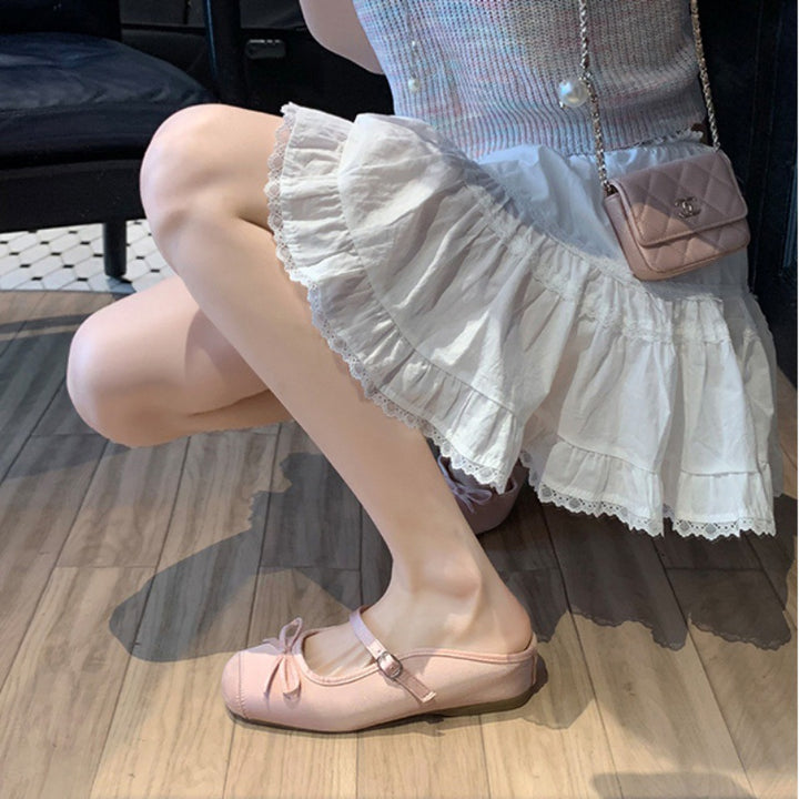 Dame Elegant Mary Jane Ballerinas med Sløjfedetalje Stilla