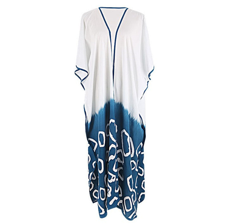 Dame Strandkimono med unikt grafisk design og generøs pasform Stilla