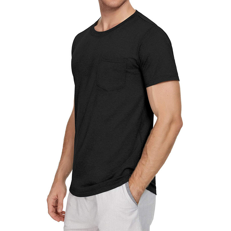 Herrer Rundhalet T-Shirt Stilla