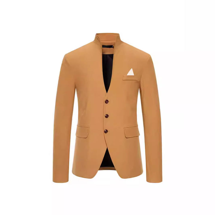 Herrer elegant Sakko med ståkrave Stilla