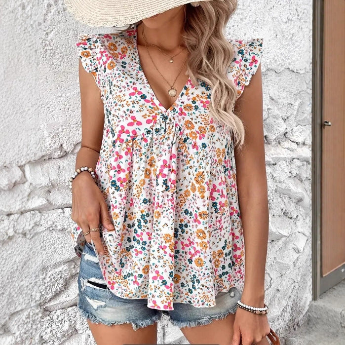 Damer Flæse Blomsterprint Bluse Stilla