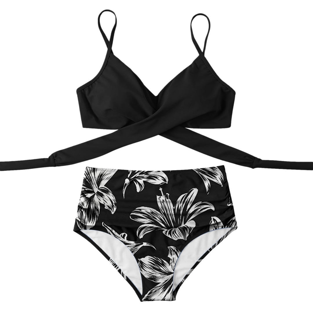 Dame Højtaljet Vickelbikini-sæt Stilla