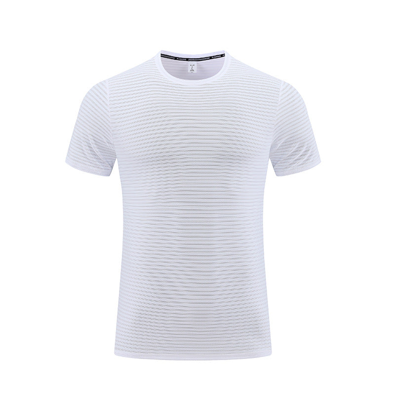 Herrer Sportsligt Funktions T-shirt med svedtransporterende teknologi og struktureret design Stilla