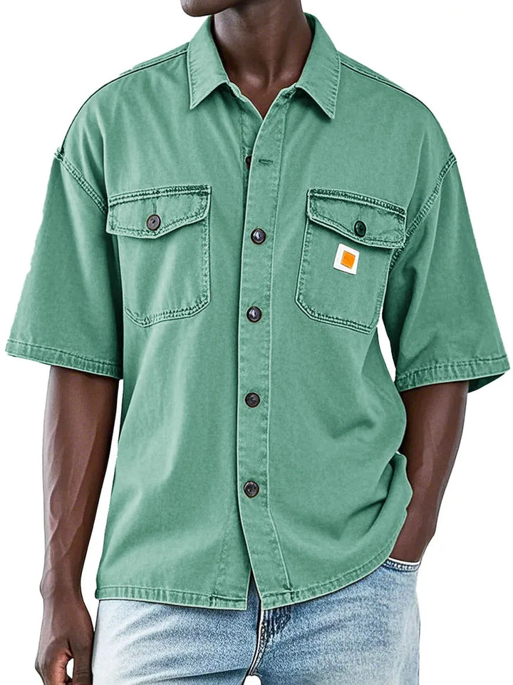 Herrer Kortærmet Utility-Shirt Stilla