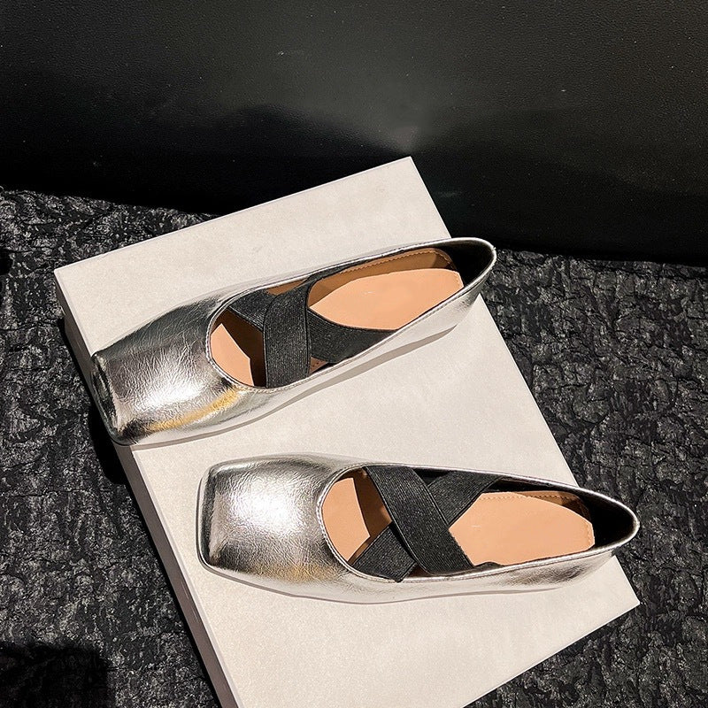 Damer Elegante Ballerinaer med krydsede remme Stilla