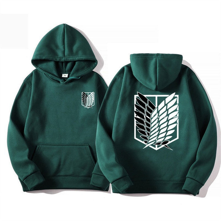 Dame hoodie med moderne anime design og praktisk kengurulomme Skovae