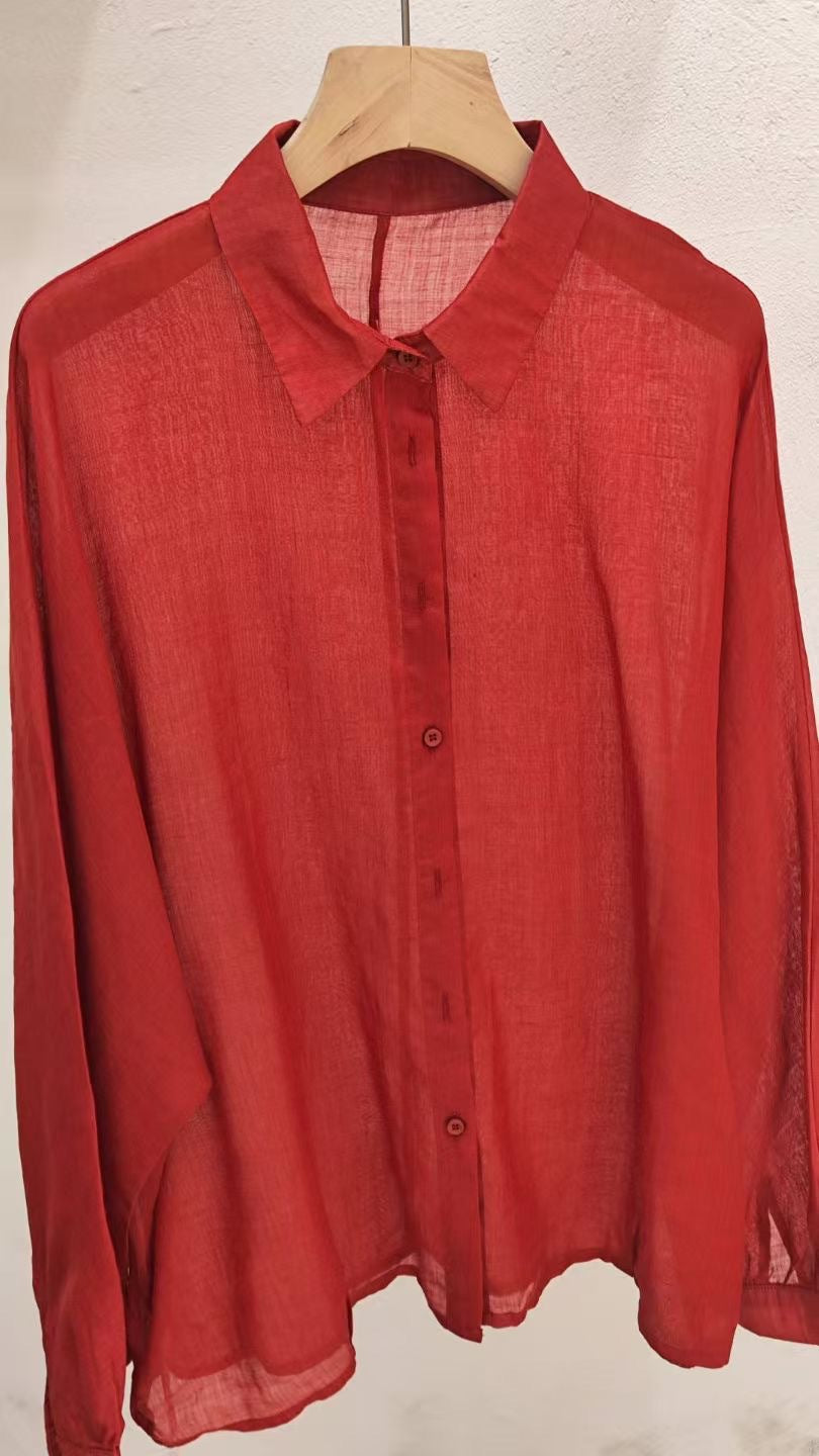 Kvinde Relaxed Fit Trykt Bluse Stilla
