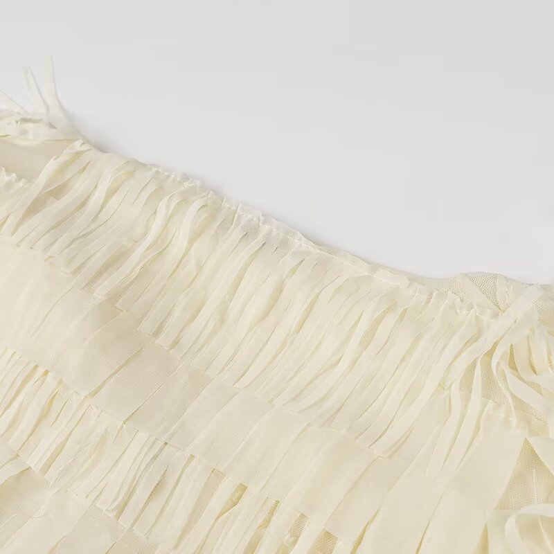 Dame Mode Fringeblazer med harmonisk snit og fine detaljer Stilla