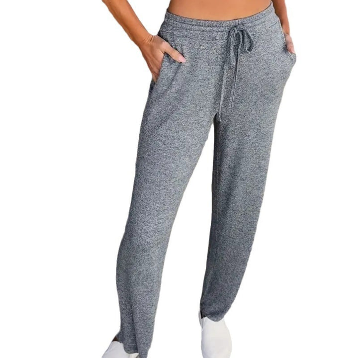 Damer afslappede sweatpants med elastisk talje og praktiske sidelommer Stilla