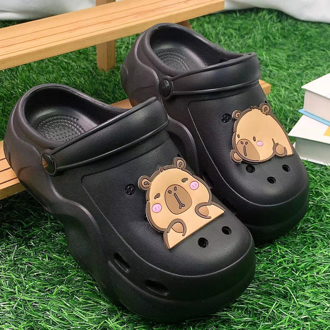 Unisex clogs med sødt bjørn motiv Stilla