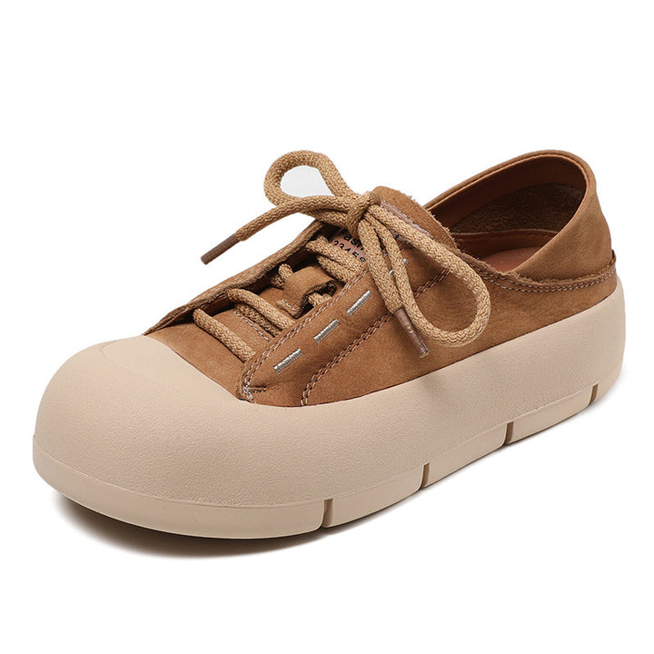 Dame Chunky-Sål Snørebånd Sneakers med åndbart Overmateriale Stilla