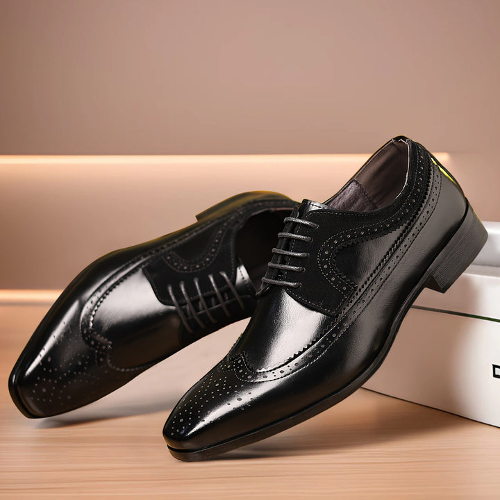 Herrer Klassiske Brogue Dress sko Stilla