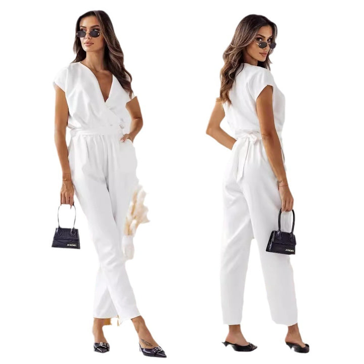 Dame Vinterop-Front Bredben Jumpsuit Stilla