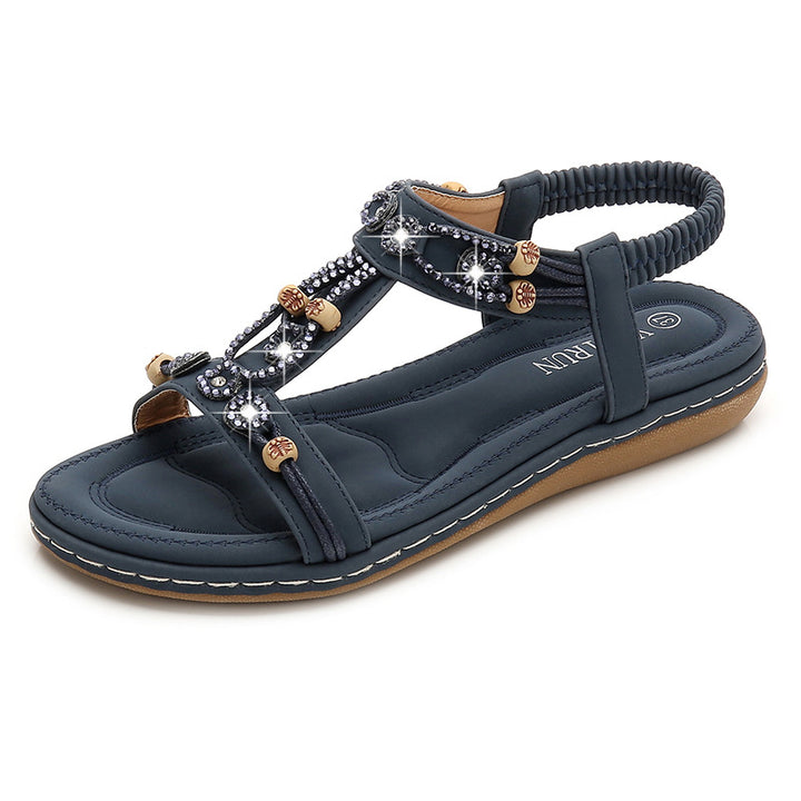 Damessandaler med luksuriøse dekorationselementer Stilla