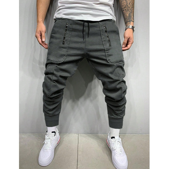 Herrer Multi-lommer Urban Cargo Joggingbukser Stilla