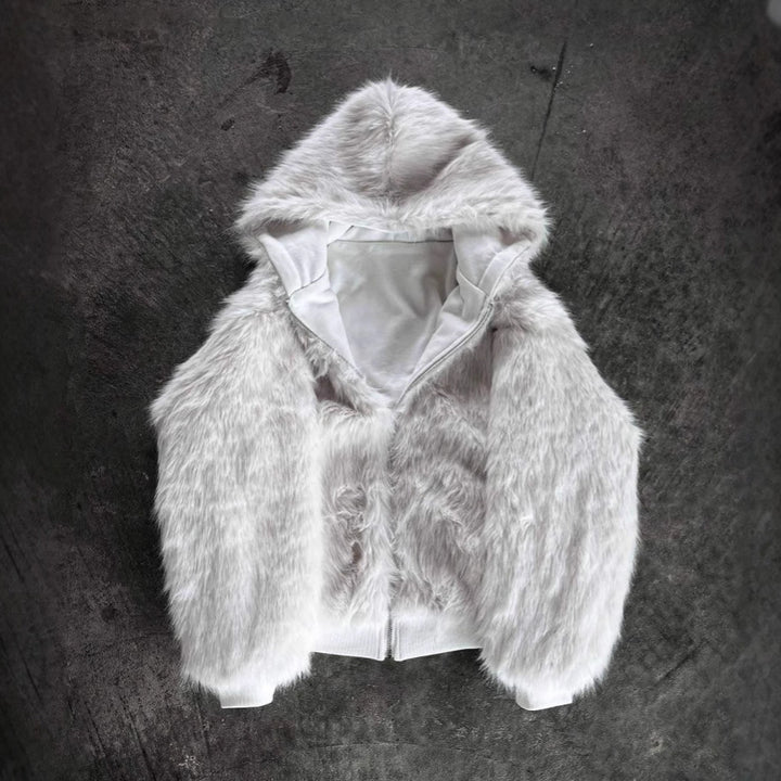 Kvindernes bløde og varme hoodiejakke Stilla
