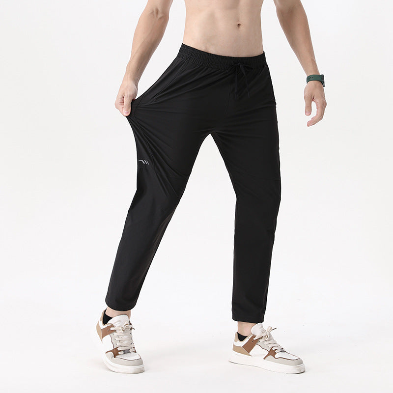 Herrer Sporty fritidsbukser med elastisk talje og åndbare indsatser Stilla