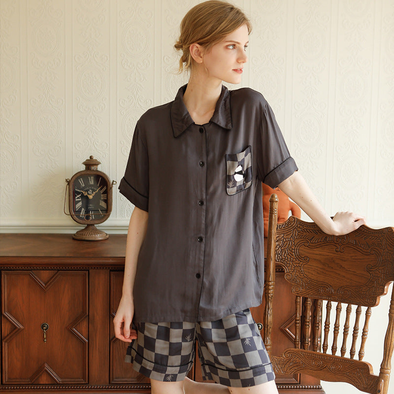 Dame Smart Pyjamabluse Stilla