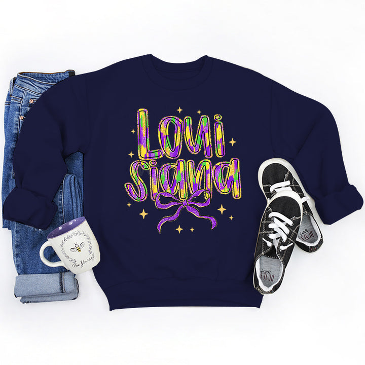 Kvinders sweatshirt med kreativ skrift og blødt inderskud Stilla
