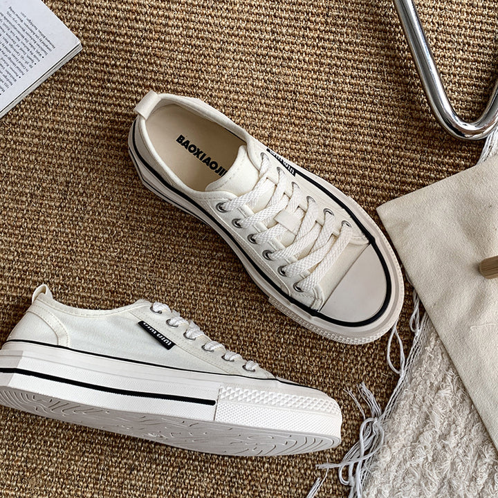Herrer Fritid Snørebånd Canvas Sneakers Stilla