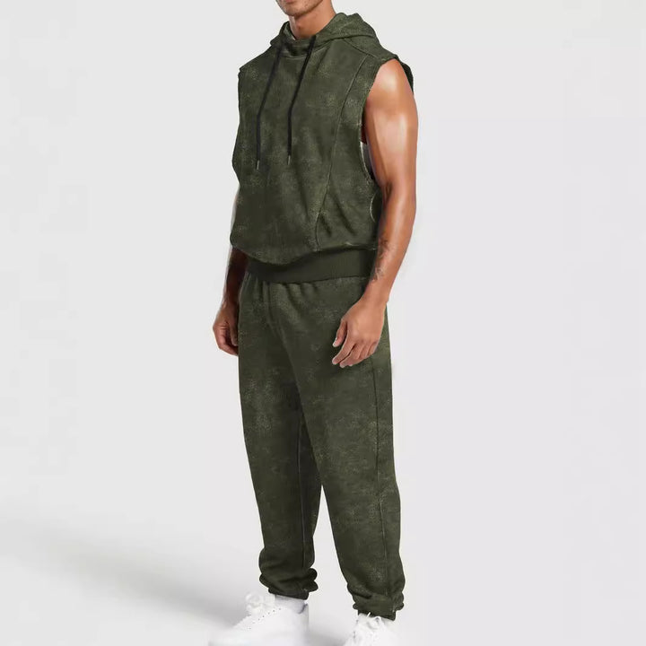 Herrer Sporty Hoodie Sæt med innovativt skæremønster og åndbart materiale Stilla