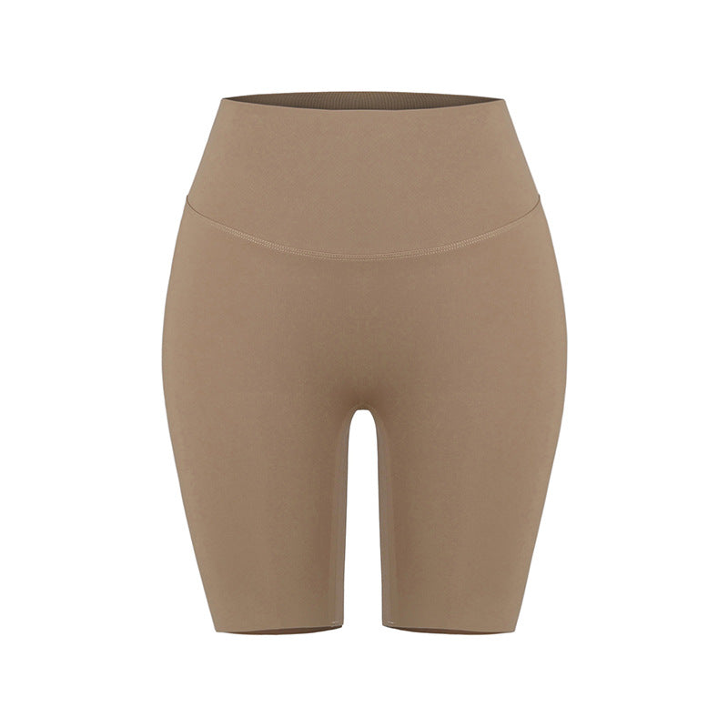 Dame high-waist sportshorts med åndbart materiale og elastisk komfortbånd Stilla