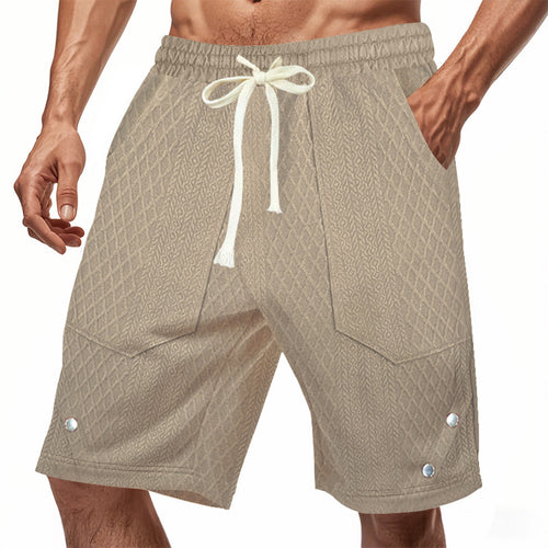Herrer Cargo-shorts med struktureret design og praktiske lommer Stilla