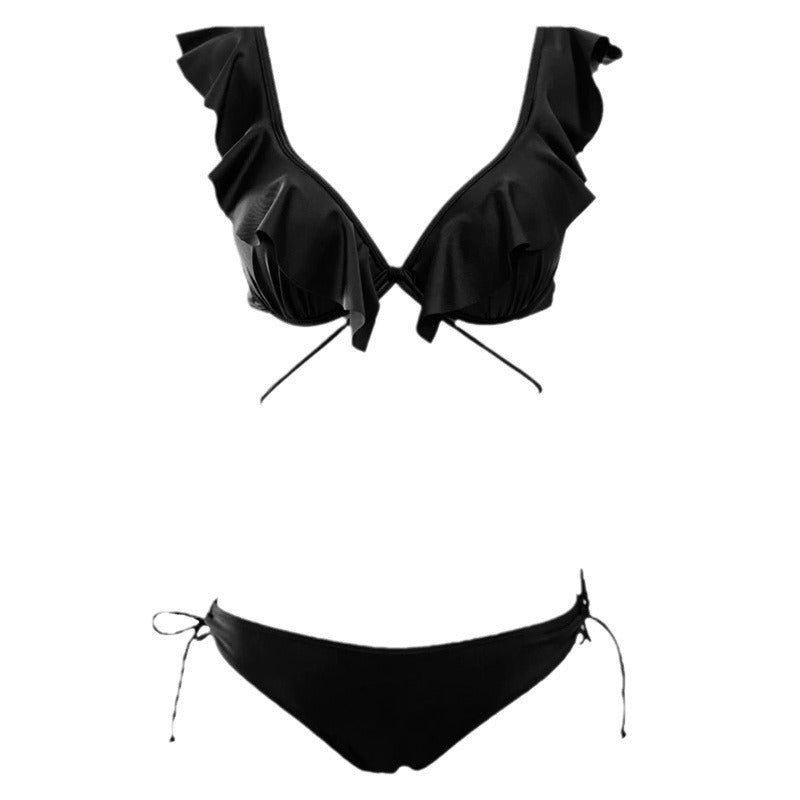 Dame Legesylet rynket bikini-sæt Stilla